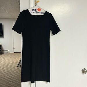 J.Crew black short sleeve dress